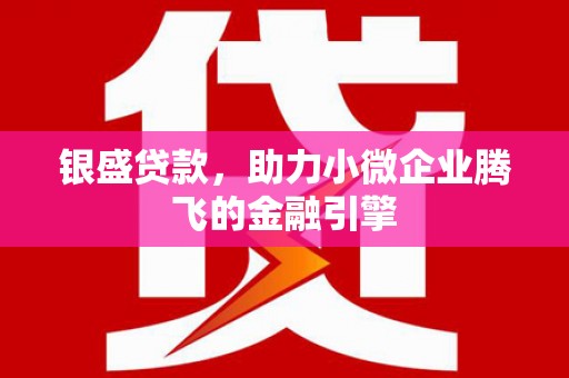 塘厦银盛贷款，助力小微企业腾飞的金融引擎