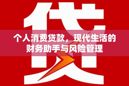 塘厦个人消费贷款，现代生活的财务助手与风险管理