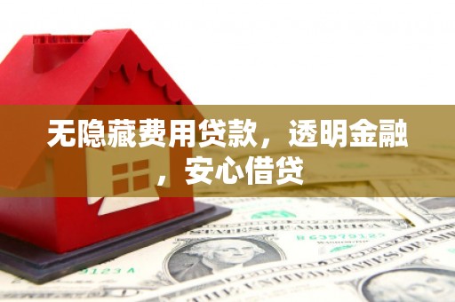 塘厦无隐藏费用贷款，透明金融，安心借贷