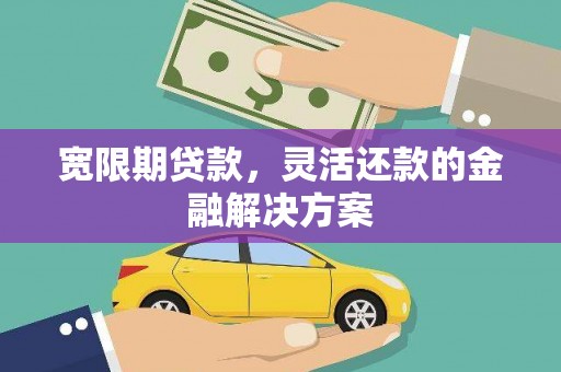 塘厦宽限期贷款，灵活还款的金融解决方案