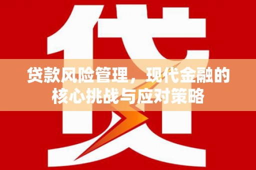 塘厦贷款风险管理，现代金融的核心挑战与应对策略