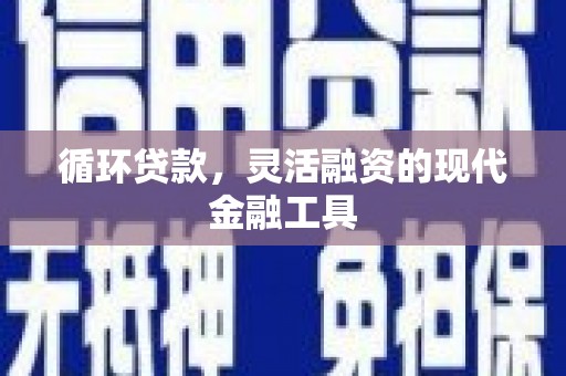 塘厦循环贷款，灵活融资的现代金融工具