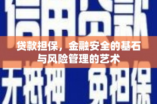 塘厦贷款担保，金融安全的基石与风险管理的艺术