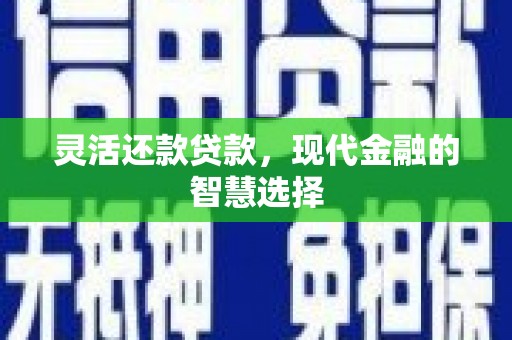 塘厦灵活还款贷款，现代金融的智慧选择
