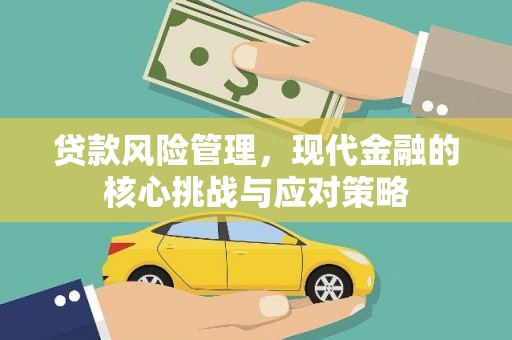 塘厦贷款风险管理，现代金融的核心挑战与应对策略