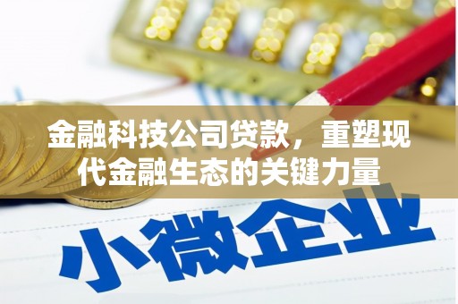 塘厦金融科技公司贷款，重塑现代金融生态的关键力量