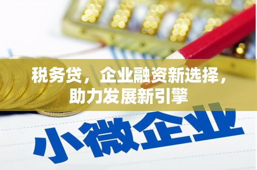 塘厦税务贷，企业融资新选择，助力发展新引擎