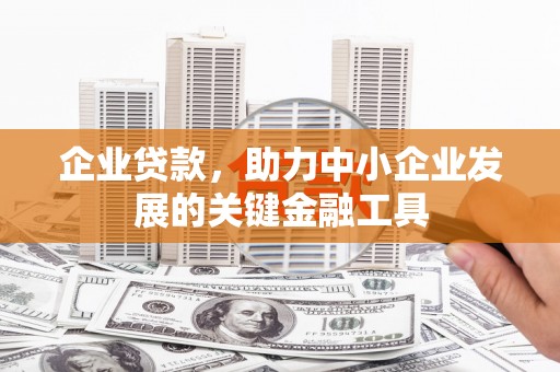 塘厦企业贷款，助力中小企业发展的关键金融工具