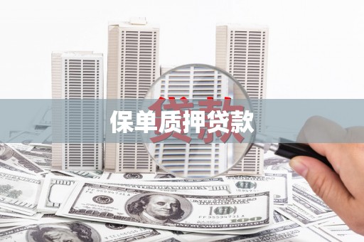 塘厦保单质押贷款