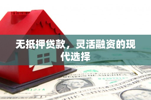 塘厦无抵押贷款，灵活融资的现代选择