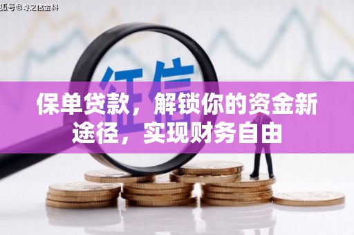 塘厦保单贷款，解锁你的资金新途径，实现财务自由