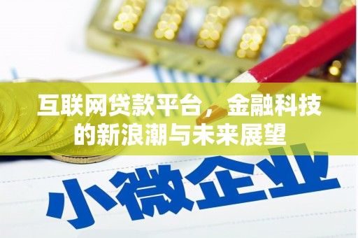 塘厦互联网贷款平台，金融科技的新浪潮与未来展望