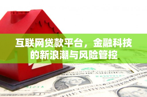 塘厦互联网贷款平台，金融科技的新浪潮与风险管控