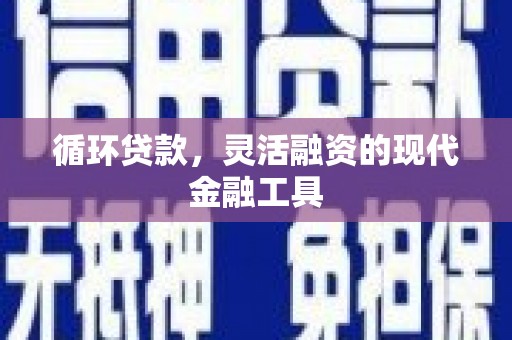 塘厦循环贷款，灵活融资的现代金融工具