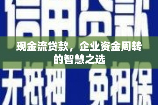 塘厦现金流贷款，企业资金周转的智慧之选